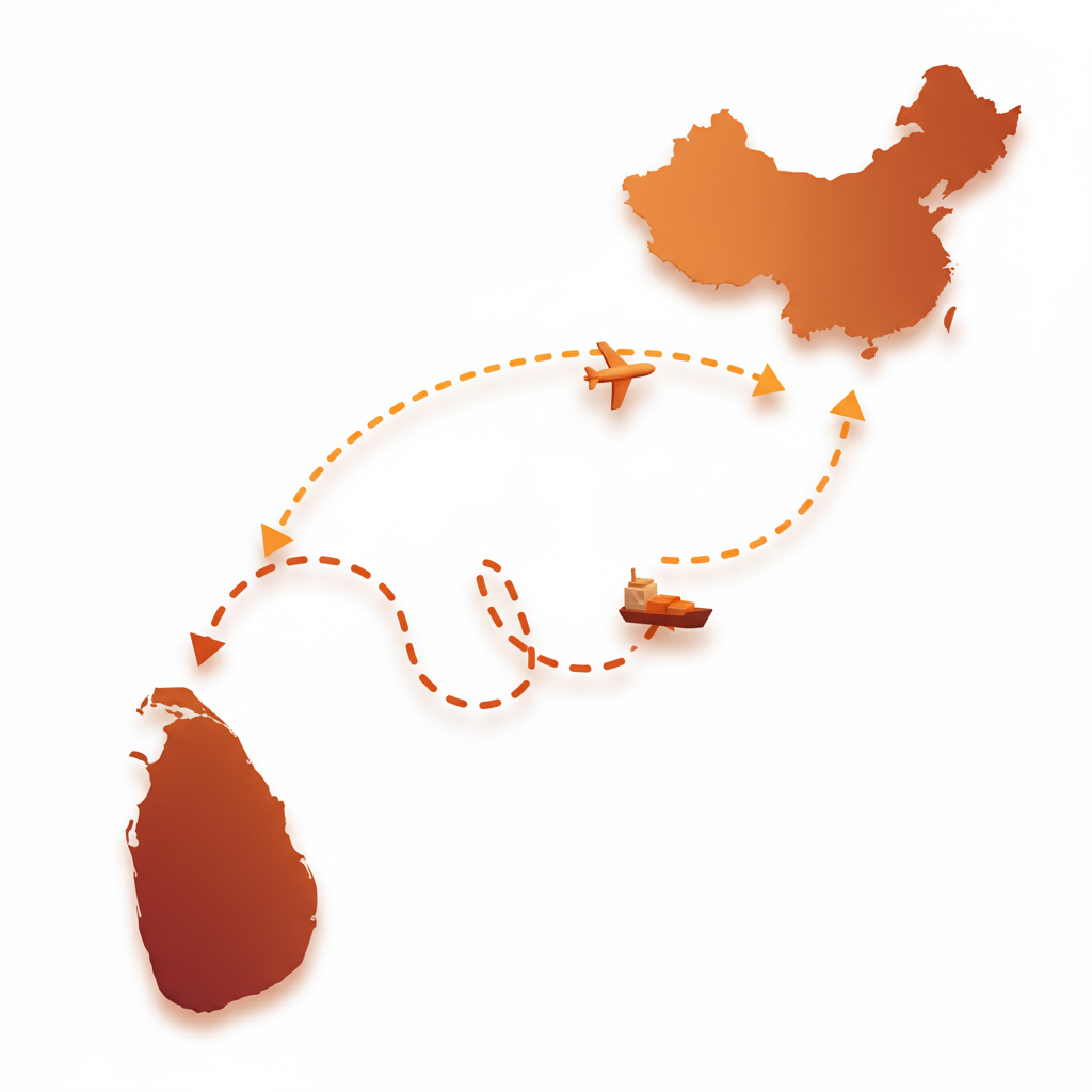 China to Sri Lanka Cargo